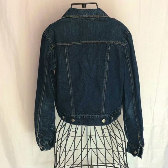 DYNAMITE medium wash denim jacket size 6 - Picture 2 of 2